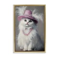 thumbnail image 1 of Stupell Industries Shabby Chic Beautiful Brigitte Cat Gold Floating Frame Canvas Art, 21 x 31, by Tina LeCour, 1 of 8