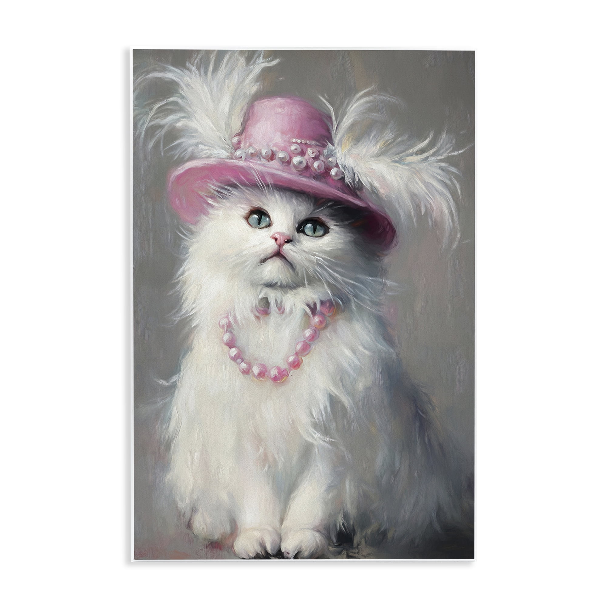 Stupell Industries Beautiful Brigitte Cat Wall Plaque Art, design by Tina LeCour