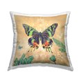 thumbnail image 1 of Stupell Industries Beautiful Butterfly Botanical Pattern Printed Throw Pillow Design by Evelia Designs, 1 of 6