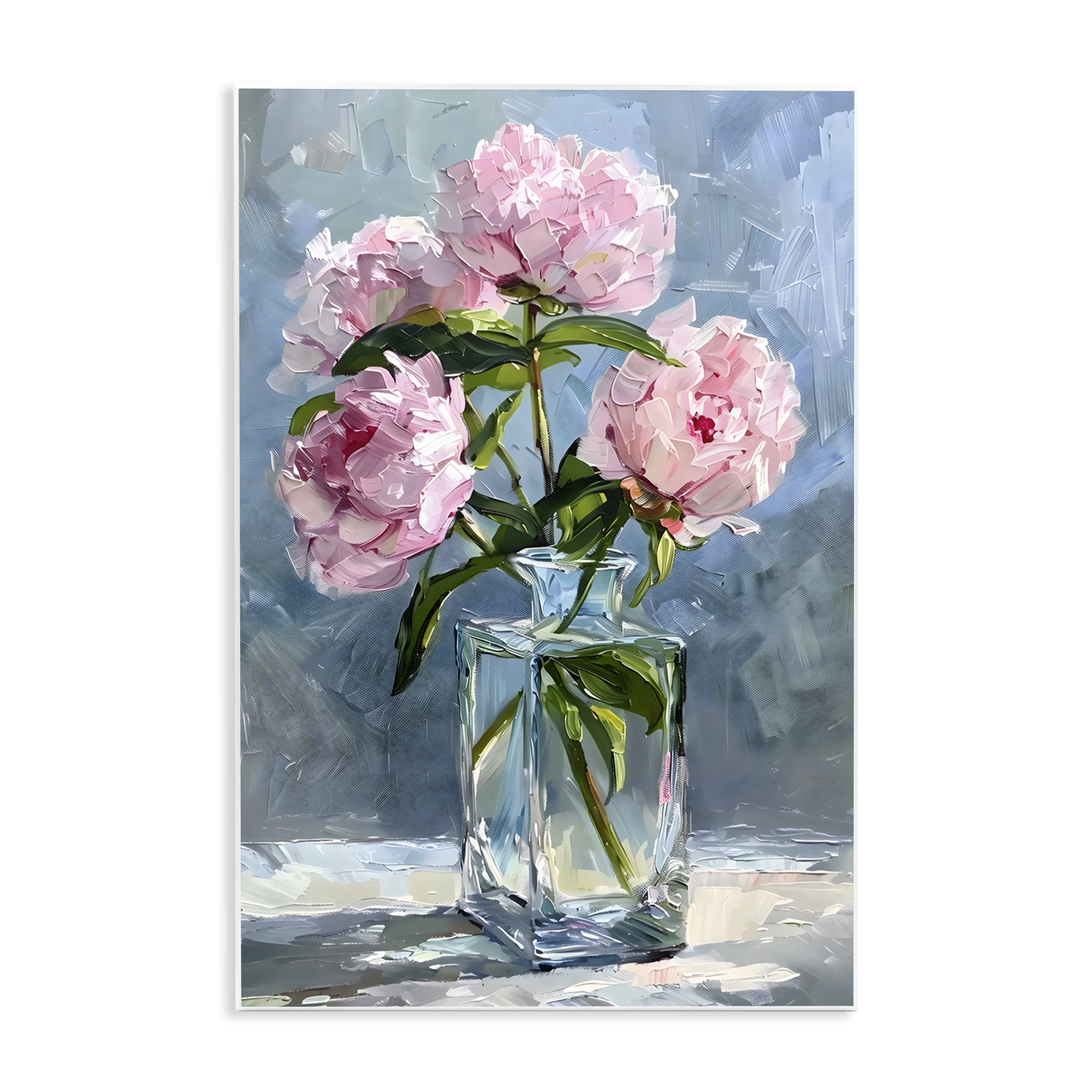 Stupell Industries Beautiful Pink Pastel Peonies Wall Plaque Art, design by Creative Studio