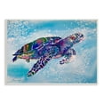 thumbnail image 1 of Stupell Industries Beautiful Sea Turtle Swimming Stippled Water Splashing, 19 x 13, Design by MB Cunningham, 1 of 5