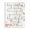 thumbnail image 1 of Stupell Industries Beautiful Things Take Time Motivational Phrase Gardening Reference Graphic Art Unframed Art Print Wall Art, 10x15, by Daphne Polselli, 1 of 5
