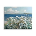 thumbnail image 1 of Stupell Industries Beautiful White Flower Bush Seaside Fence Ocean View , 40 x 30, Design by Sally Swatland, 1 of 5