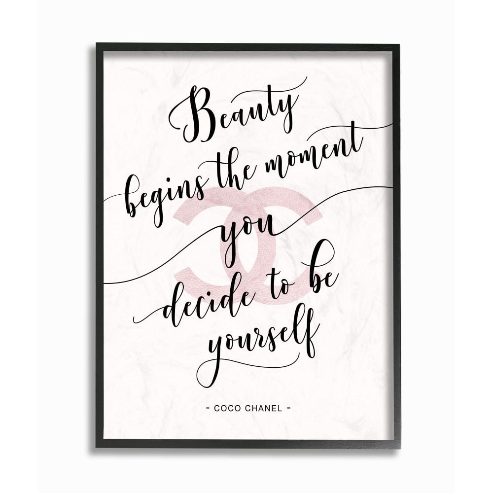 Pink Motivational Quote Canvas Print with Black Frame