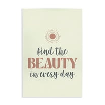 Stupell Industries Beauty in Every Day Text & Numbers Painting Unframed Art Print Wall Art, 10 x 15