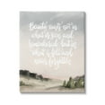 thumbnail image 1 of Stupell Industries Beauty is Never Forgotten Quote Minimalistic Rural Landscape ,36 x 48, Design by House Fenway, 1 of 5
