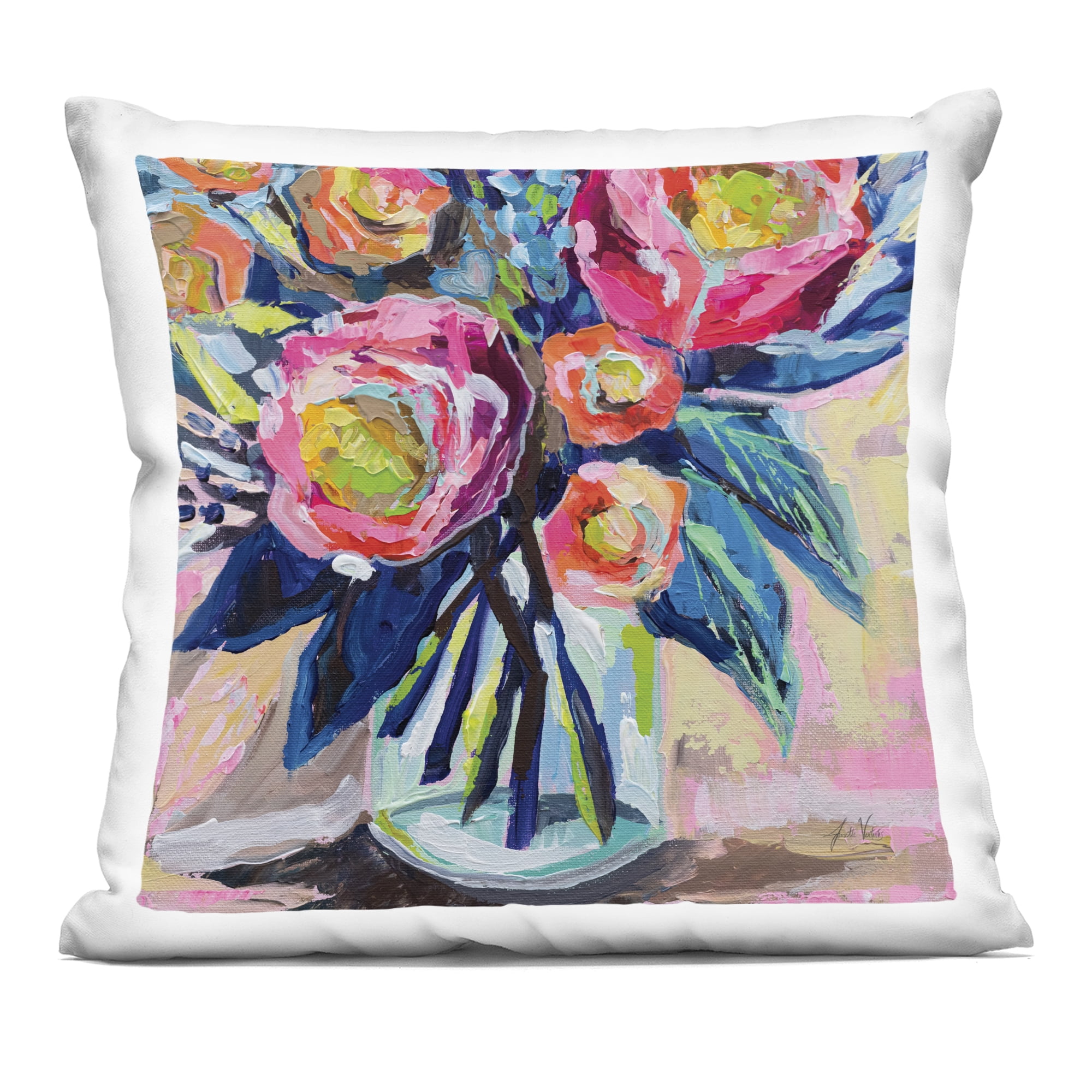 Stupell Industries Because You Love Me Decorative Printed Throw Pillow, design by Jeanette Vertentes
