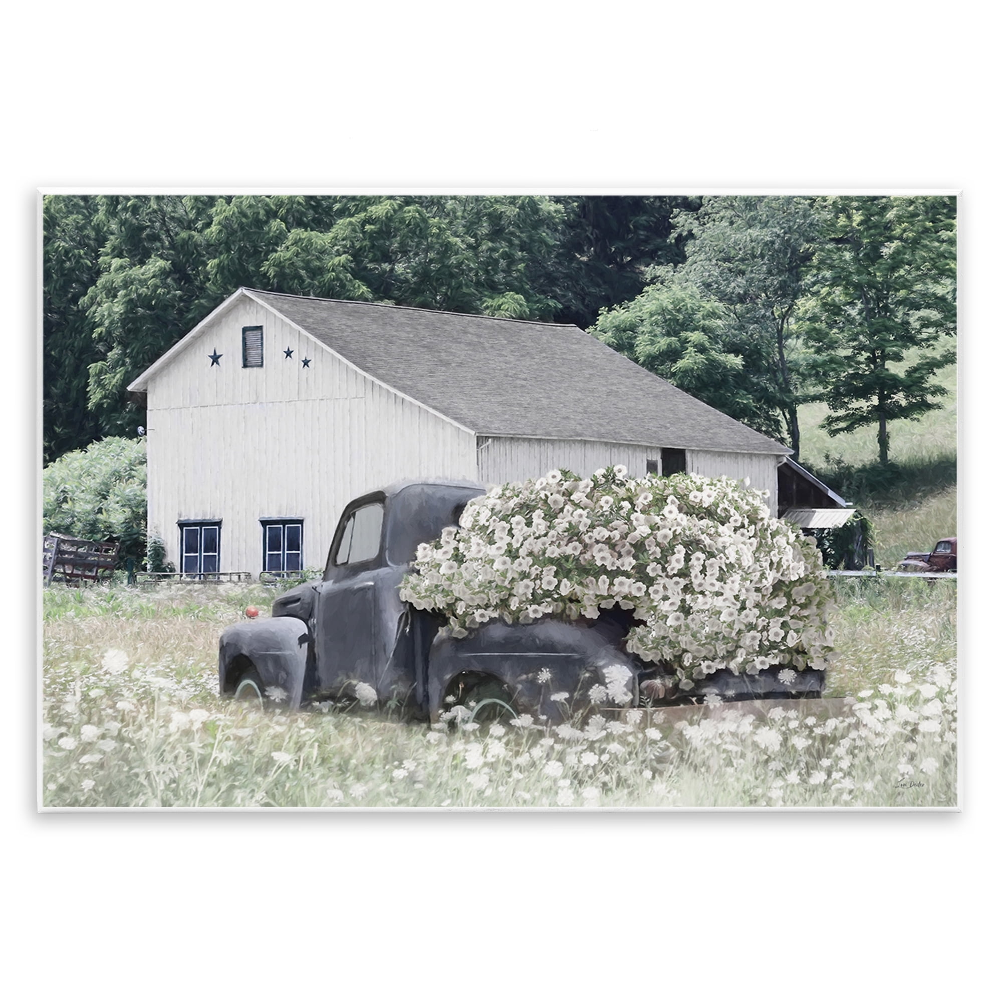 Stupell Industries Bed Full Of Blossoms Wall Plaque Art, design by Lori Deiter