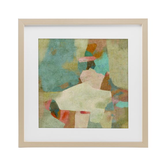 Stupell Industries Bedtime Story Subtle Abstraction Birch Framed Print Under Glass design by Suzanne Nicoll, 13 x 13