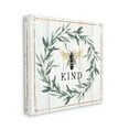 thumbnail image 1 of Stupell Industries Bee Kind Phrase Country Farm Insect Pun Animals & Insects Painting Gallery Wrapped Canvas Print Wall Art, 36 x 36, 1 of 6