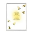 thumbnail image 1 of Stupell Industries Bee Yourself Phrase Animals & Insects Painting White Framed Art Print Wall Art, 24 x 30, 1 of 9