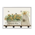 thumbnail image 1 of Stupell Industries Bee with You Indoor Insect Honey Flower Harvesting ,20 x 16, Design by Cindy Jacobs, 1 of 7