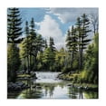thumbnail image 1 of Stupell Industries Before The Falls Landscape Canvas Wall Art design by Bill Saunders, 24 x 24, 1 of 7