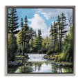 thumbnail image 1 of Stupell Industries Before The Falls Landscape Gray Framed Floater Canvas Wall Art design by Bill Saunders, 25 x 25, 1 of 9