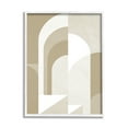 thumbnail image 1 of Stupell Industries Beige Abstract Arches Abstract Painting White Framed Art Print Wall Art, 11 x 14, 1 of 9
