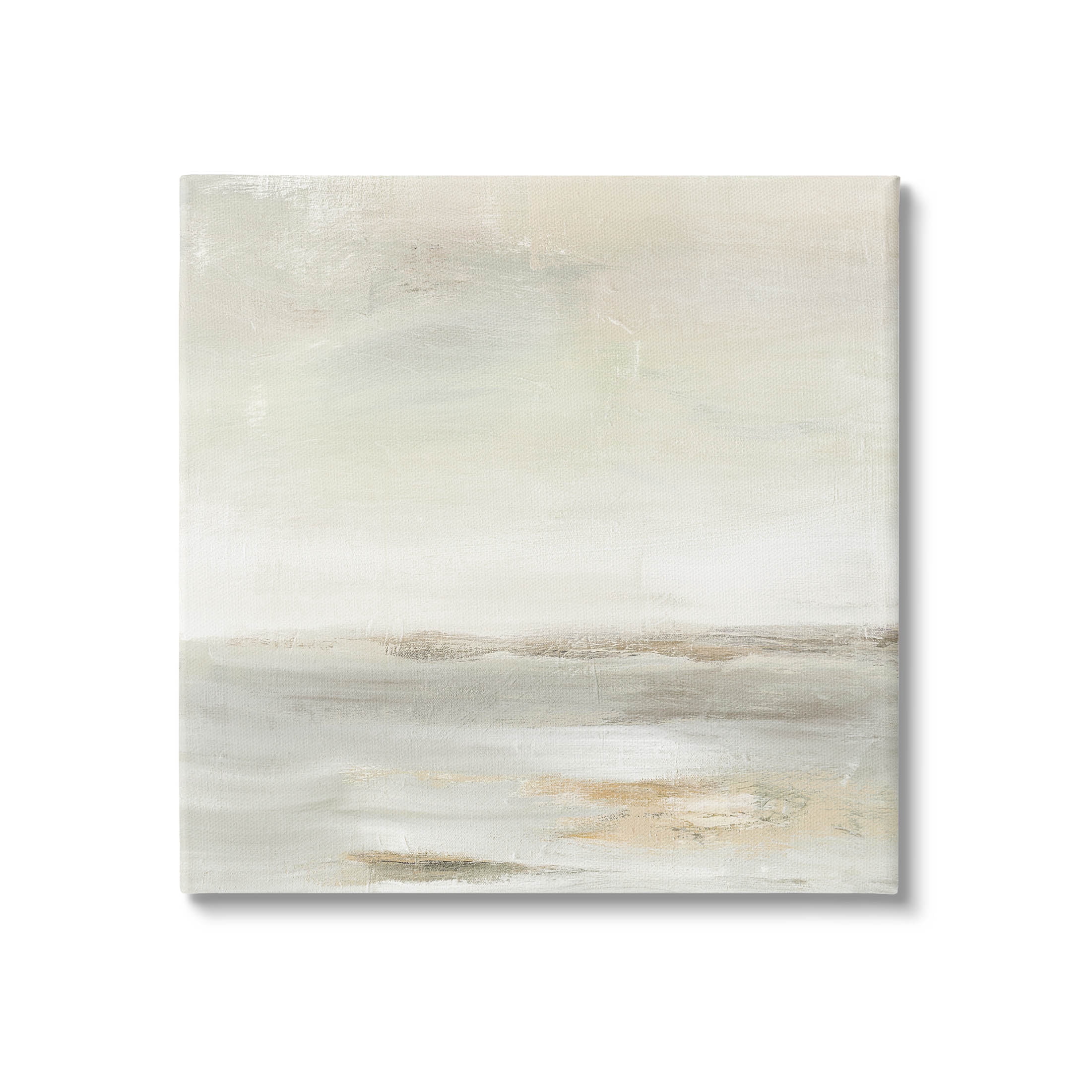 Stupell Industries Beige Abstract Landscape Scene Painting Gallery Wrapped Canvas Print Wall Art, Design by Judith Shapiro