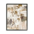 thumbnail image 1 of Stupell Industries Beige Abstract Pattern Abstract Painting Black Framed Art Print Wall Art, 24 x 30, 1 of 9
