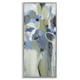 thumbnail image 1 of Stupell Industries Contemporary Beige & Blue Abstraction Gray Framed Giclee Art, 10 x 24, by Lisa Ridgers, 1 of 8