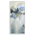 thumbnail image 1 of Stupell Industries Modern Beige & Blue Dapples White Framed Giclee Art, 13 x 30, by Lisa Ridgers, 1 of 8
