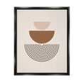 thumbnail image 1 of Stupell Industries Beige Boho Geometric Abstract Painting Black Floater Framed Art Print Wall Art, 17 x 21, 1 of 10