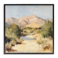 thumbnail image 1 of Stupell Industries Southwestern Beige Desert Mountain Stream Black Framed Giclee Art, 12 x 12, by Petals Prints Design, 1 of 8
