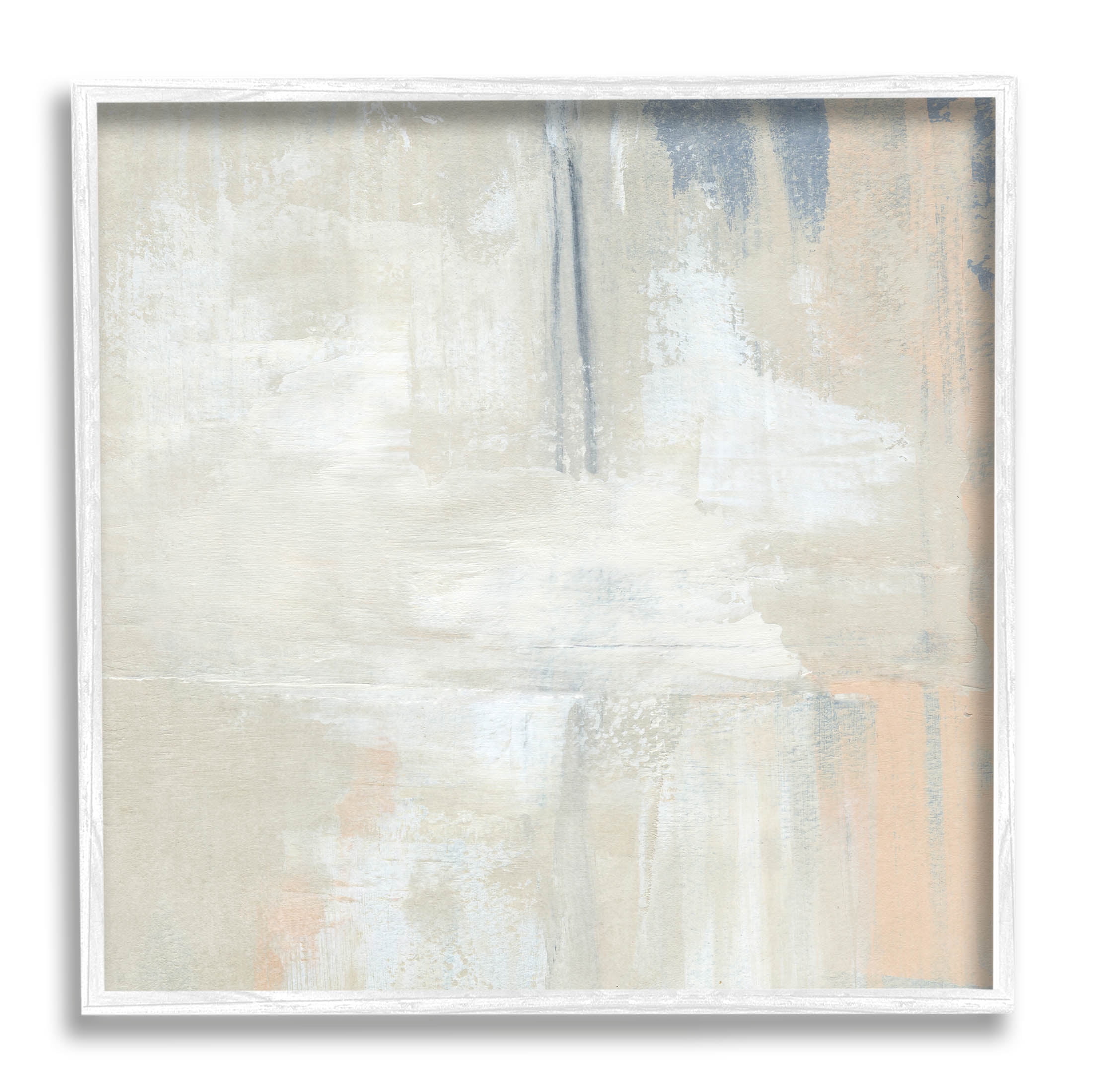 Stupell Industries Beige Modern Neutral Tones Painting White Framed Art Print Wall Art, Design by Annie Warren