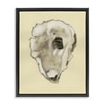thumbnail image 1 of Stupell Industries Coastal Beige Oyster Shape Black Floating Frame Canvas Art, 17 x 21, by Michael Willett, 1 of 8