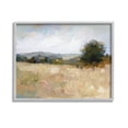thumbnail image 1 of Stupell Industries Beige Rural Field Landscape Painting Gray Framed Art Print Wall Art, 14 x 11, 1 of 9