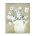 thumbnail image 1 of Stupell Industries Beige Rustic Pottery Plants & Flowers Painting White Framed Art Print Wall Art, 24 x 30, 1 of 2
