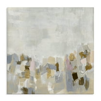 Stupell Industries Beige Southwestern Rustic Abstract Painting Gallery Wrapped Canvas Art Print Wall Art, 17 x 17