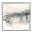 thumbnail image 1 of Stupell Industries Beige Streaked Abstract Shape Painting Gray Framed Art Print Wall Art, Design by June Erica Vess, 1 of 7