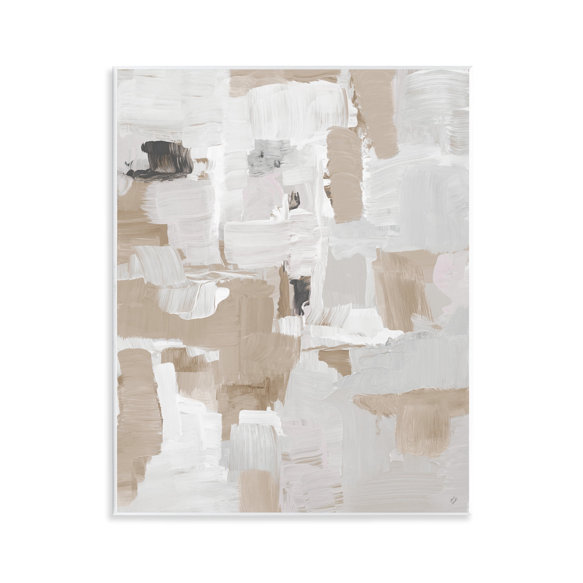 Stupell Industries Beige & White Peace Wall Plaque Art, design by Lanie Loreth
