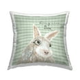 thumbnail image 1 of Stupell Industries Being Nice Is Cool Tartan Bunny Printed Throw Pillow Design by Cindy Jacobs, 1 of 6