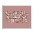 thumbnail image 1 of Stupell Industries Being Yourself is Prettiest Text & Numbers Painting White Framed Art Print Wall Art, 14 x 11, 1 of 2