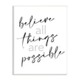 thumbnail image 1 of Stupell Industries Believe All Things Possible Inspirational Quote Elegant Typography, 10 x 15, Designed by Sd Graphics Studio, 1 of 6
