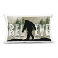 thumbnail image 1 of Stupell Industries Believe Rustic Mythical Creature Design by Nicole DeCamp Throw Pillow, 1 of 6