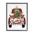 thumbnail image 1 of Stupell Industries Believe Seasonal Christmas Truck Graphic Art Black Framed Art Print Wall Art, Design by Lettered and Lined, 1 of 7