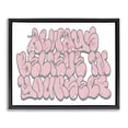 thumbnail image 1 of Stupell Industries Believe in Yourself Graffiti Quotes and Sayings Painting Black Floater Framed Canvas Art Print Wall Art, 25 x 31, 1 of 9