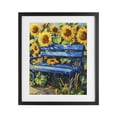 thumbnail image 1 of Stupell Industries Contemporary Bench in Sunflower Field Black Framed Print Under Glass, 13 x 16, by Creative Studio, 1 of 8