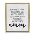 thumbnail image 1 of Stupell Industries Bendición de la Mesa Religious Quotes and Sayings Painting Gold Floater Framed Art Print Wall Art, 25 x 31, 1 of 10