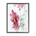 thumbnail image 1 of Stupell Industries Bending Pink Cosmo Flower Abstract Floral Watercolor Painting, 11 x 14, Design by Verbrugge Watercolor, 1 of 5