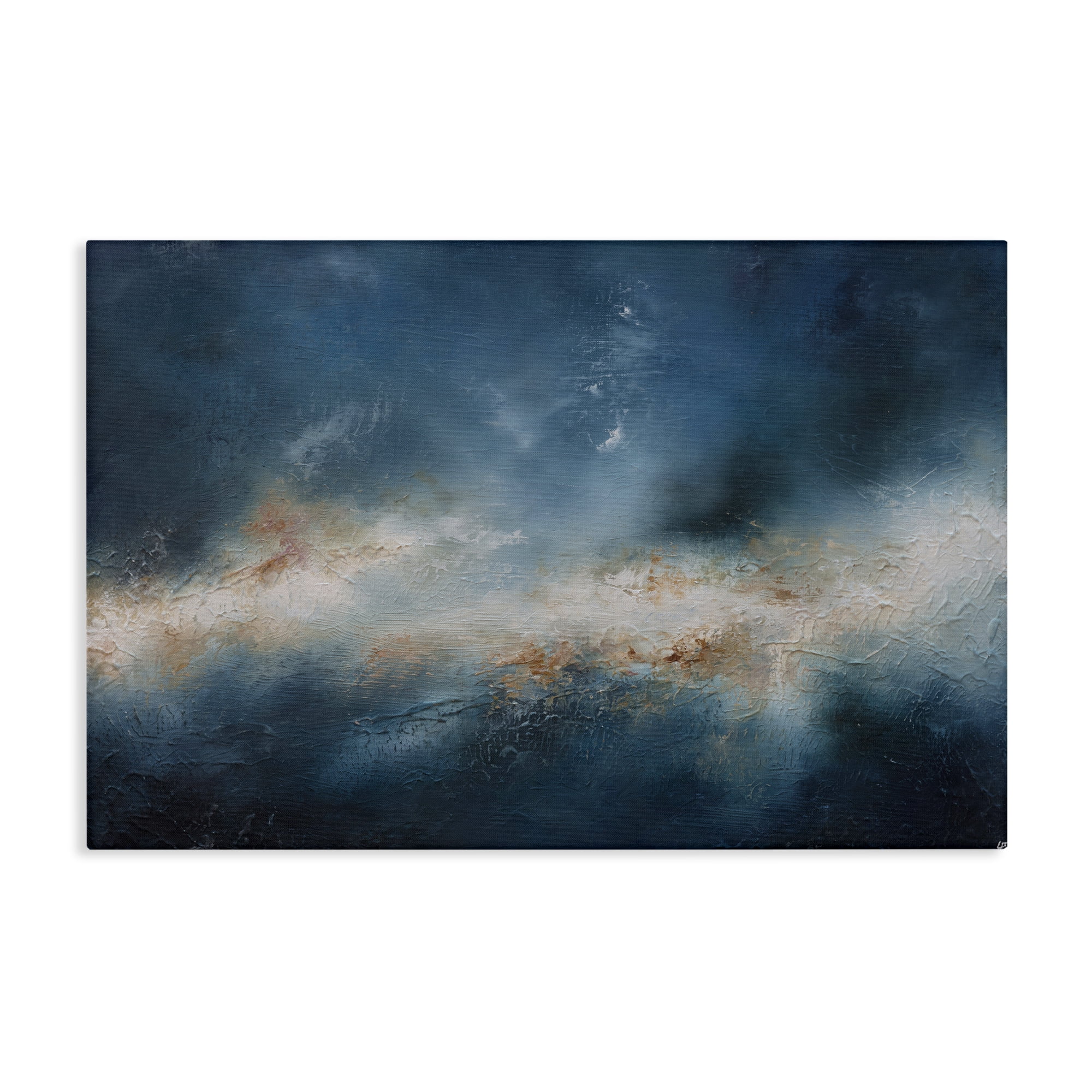 Stupell Industries Beneath The Surface Abstract Abstract Painting Wrapped Canvas Art Print Wall Art, 30 x 20