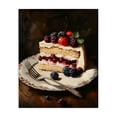 thumbnail image 1 of Stupell Industries French Country Berry Topped Cake Slice Canvas Art, 36 x 48, by Franklyn Gregory, 1 of 8