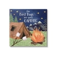 thumbnail image 1 of Stupell Industries Best Days Spent Camping Scenery Graphic Art Gallery Wrapped Canvas Print Wall Art, Design by ND Art, 1 of 7