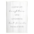thumbnail image 1 of Stupell Industries Best Friend Daughters Birch Pattern Typography Phrase Graphic Art Unframed Art Print Wall Art, Design by Daphne Polselli, 1 of 5