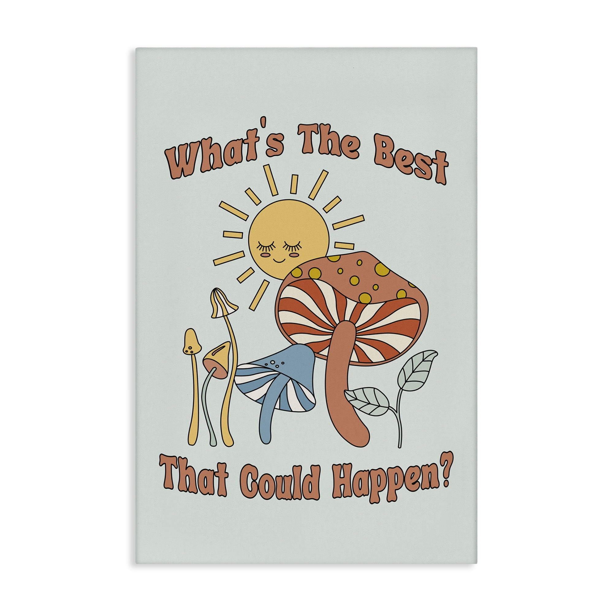 Stupell Industries Best That Could Happen Landscape Painting Gallery Wrapped Canvas Art Print Wall Art, 16 x 24