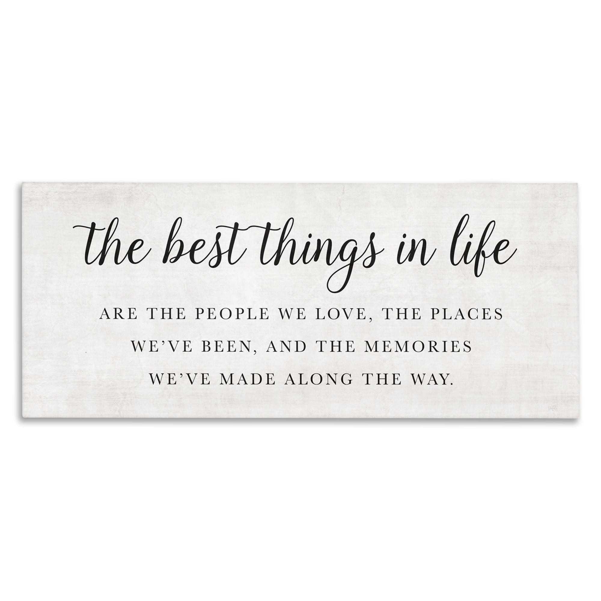 Stupell Industries Best Things In Life Uplifting Canvas Wall Art, design by Natalie Carpentieri