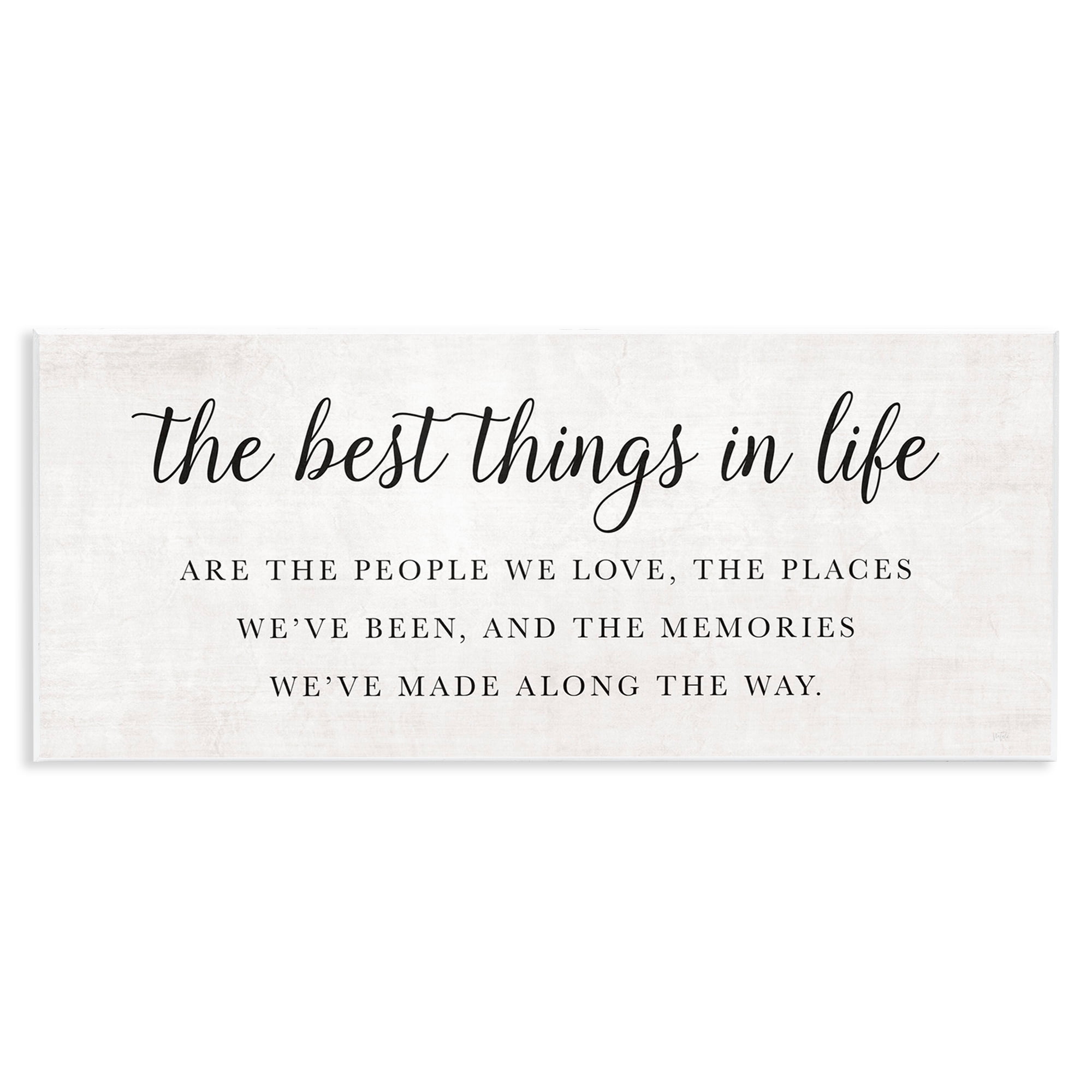 Stupell Industries Best Things In Life Uplifting Wall Plaque Art, design by Natalie Carpentieri