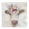 thumbnail image 1 of Stupell Industries Rustic Lodge Betsy Cow with Flowers Canvas Art, 17 x 17, by Stellar Design Studio, 1 of 8