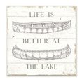 thumbnail image 1 of Stupell Industries Better At The Lake Boats Country Word Design Wall Plaque by Daphne Brissonnet, 12" x 12", Wall Plaque, 1 of 6